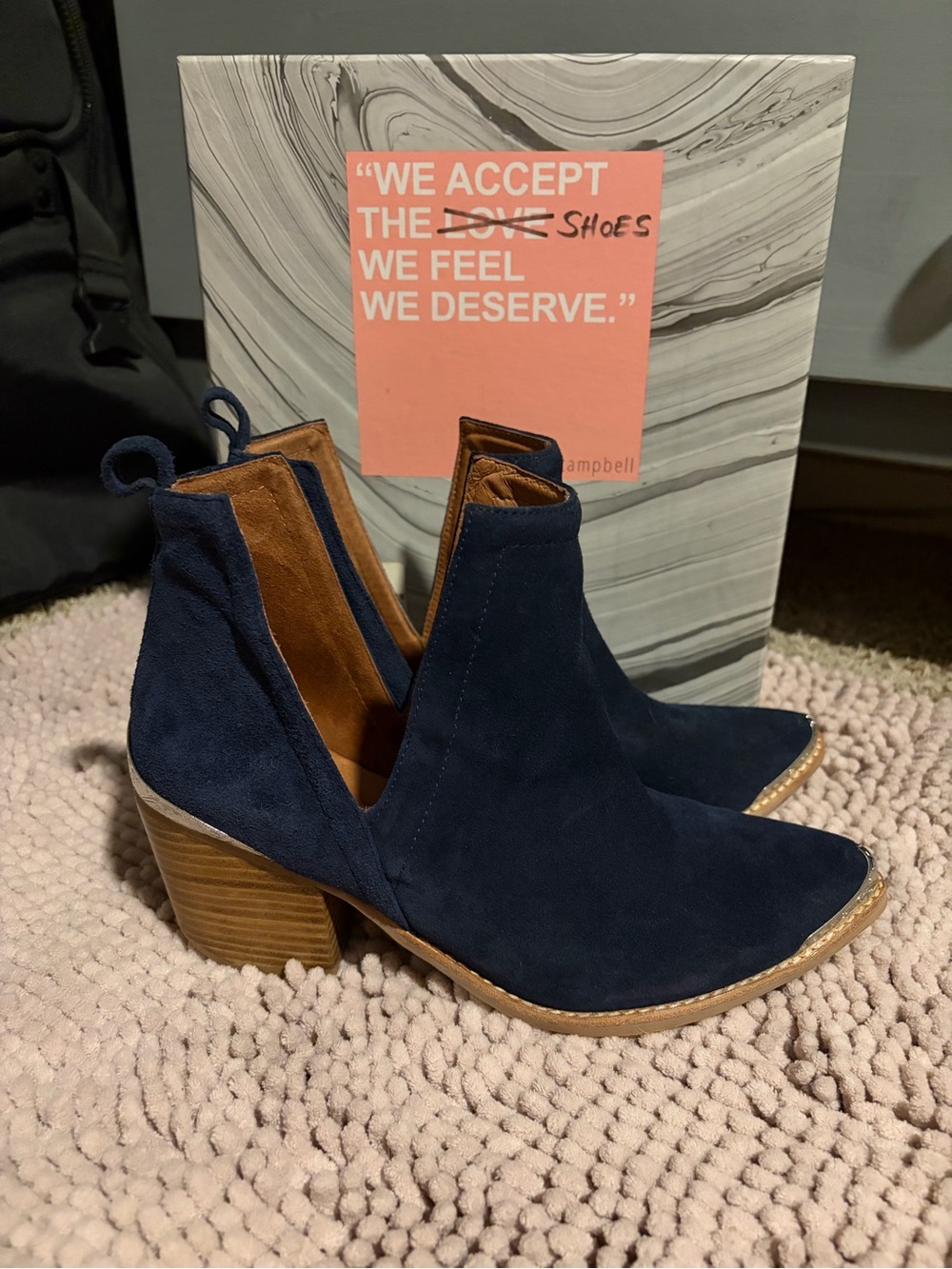 EUC worn once with Box - Jeffrey Campbell “Hunt the Plains” Cromwell Bootie